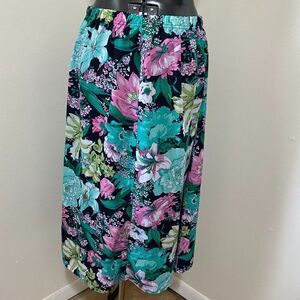 Nikki Boho Floral Lightweight Skirt Womens Size XL